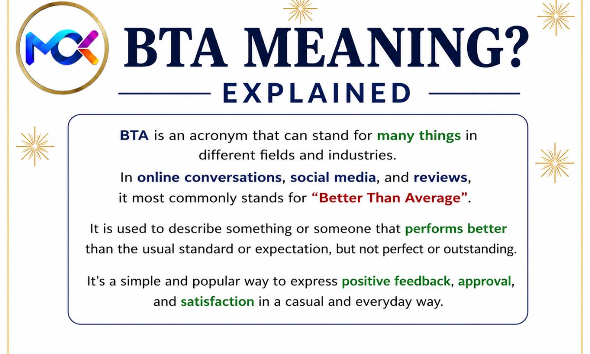 BTA Meaning