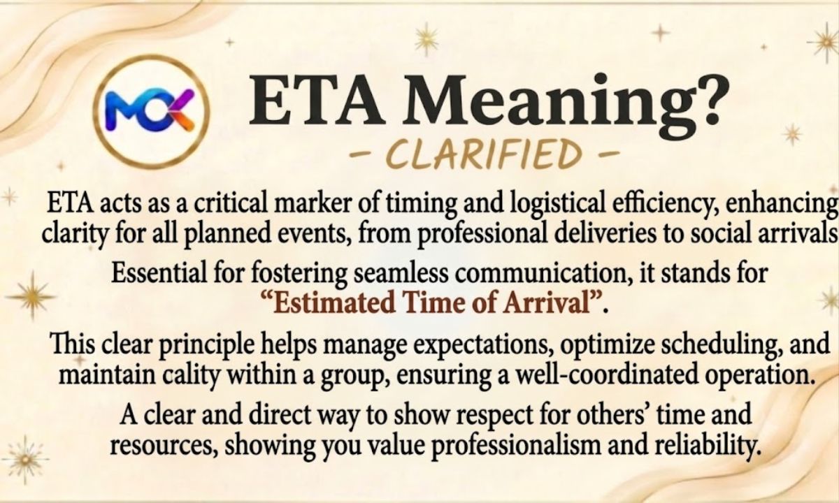 ETA Meaning