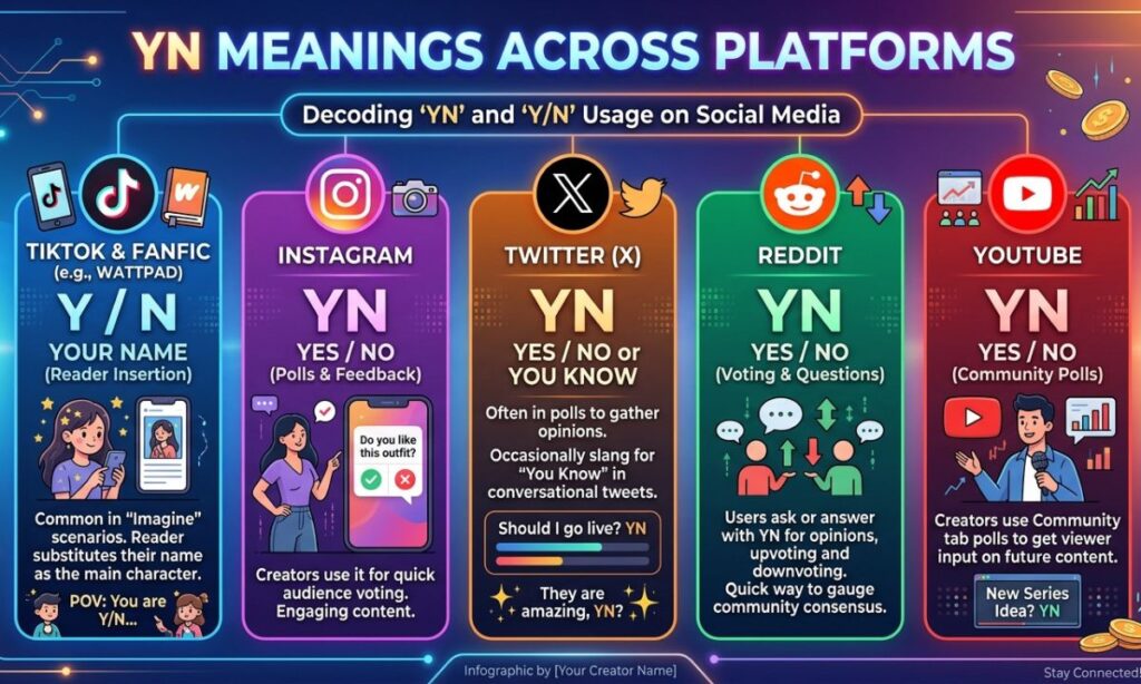 YN Meaning ACross different platforms