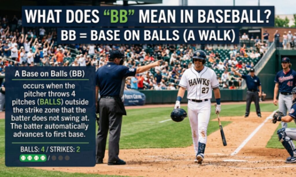 What Does BB Mean in Baseball?