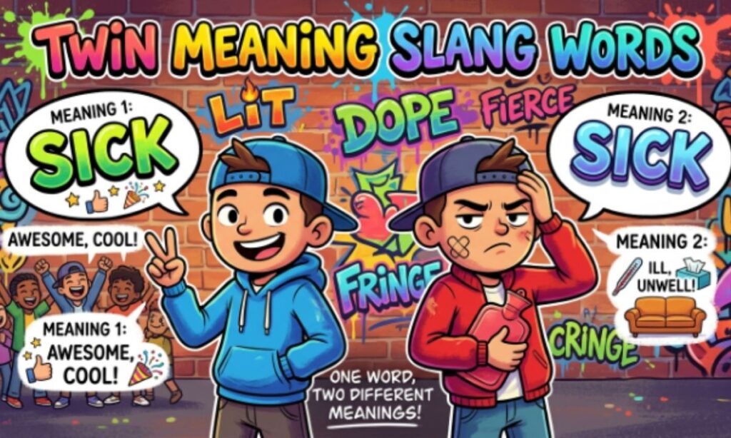 Twin Meaning Slang Words
