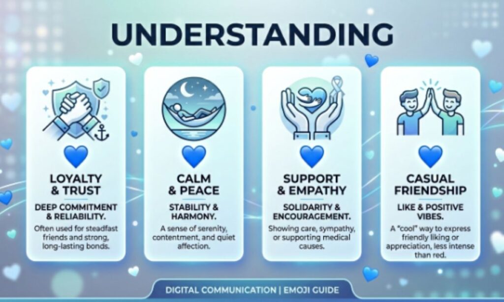 What Do Blue Hearts Mean in Text
