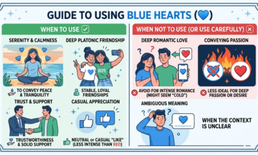 When to Use and When Not to Use Blue Hearts