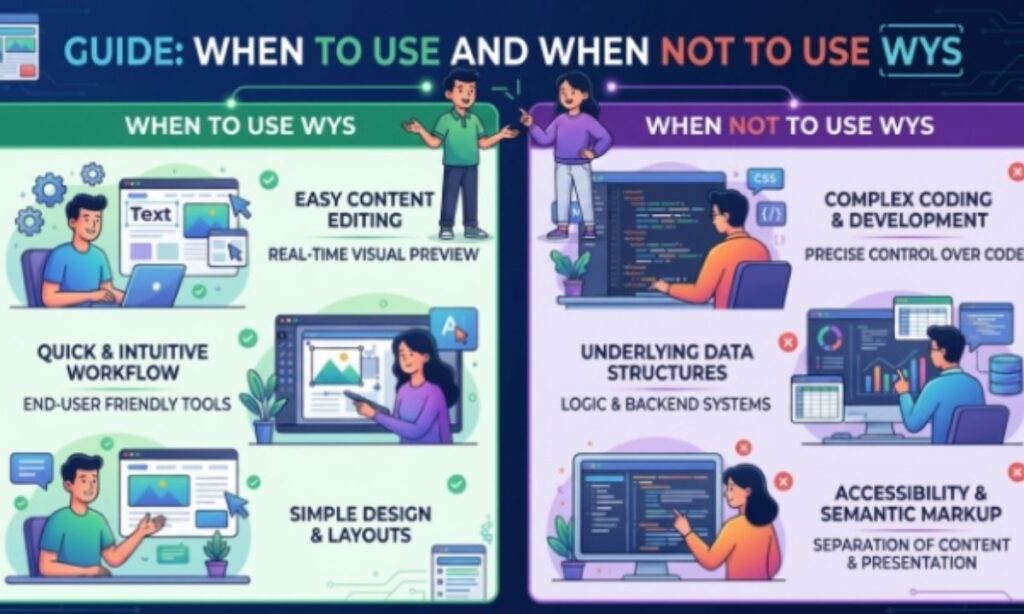 When to Use and When Not to Use WYS