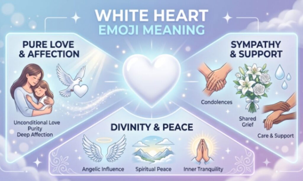 White heart emoji meaning