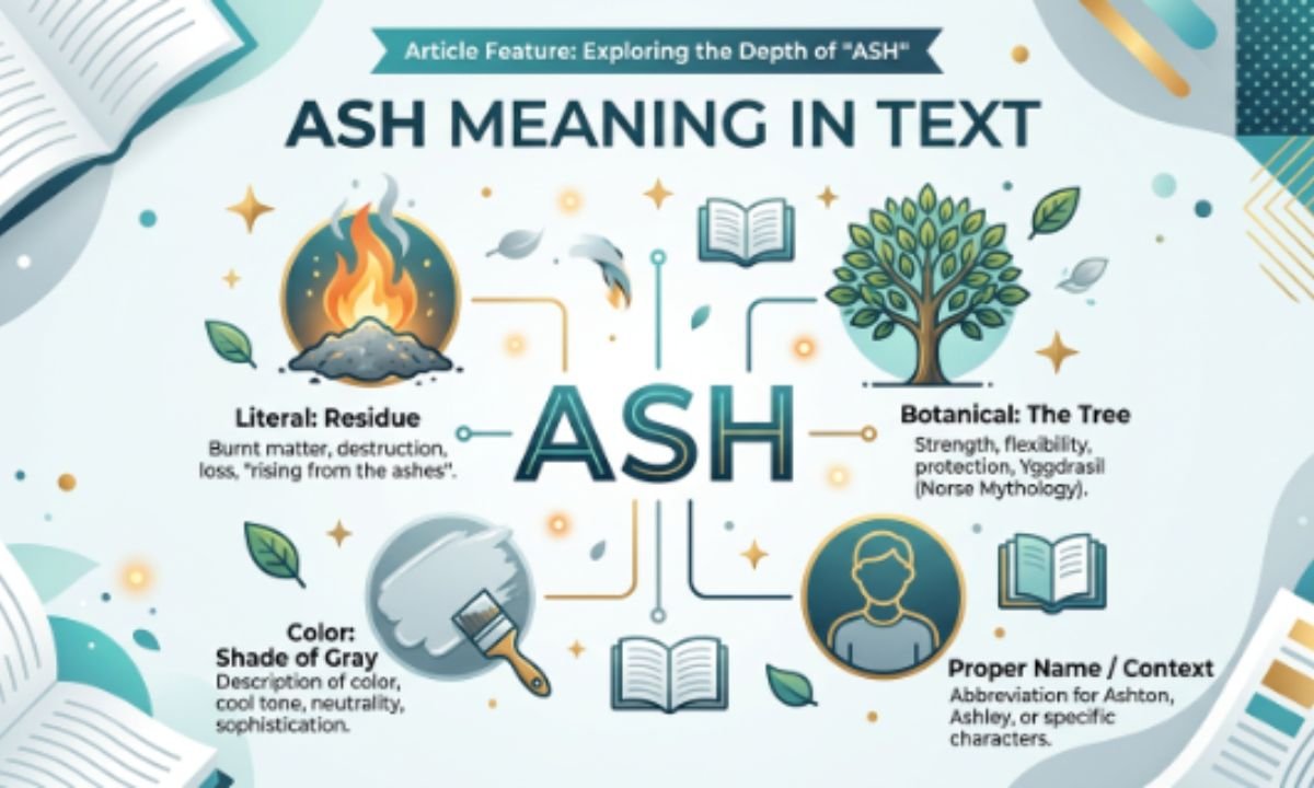 Ash Meaning in Text 