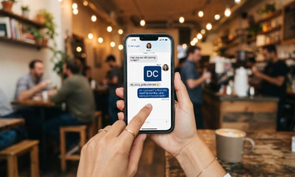 DC Meaning In text
