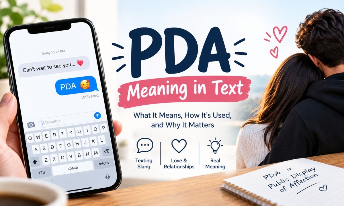 PDA Meaning in Text 