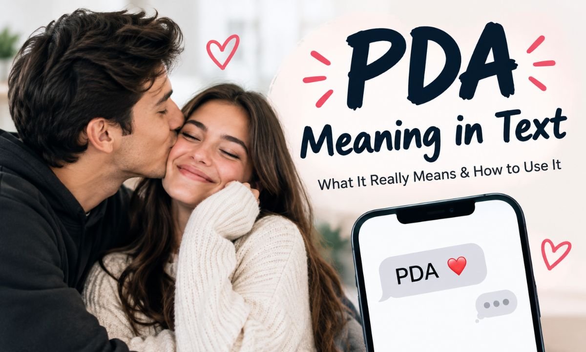 PDA Meaning in Text