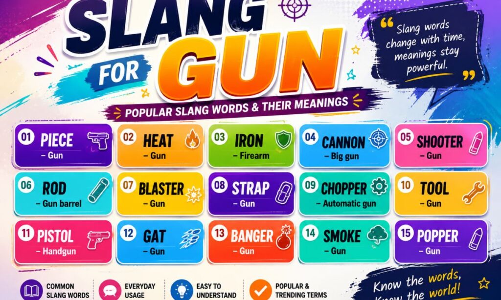 Slang For Gun