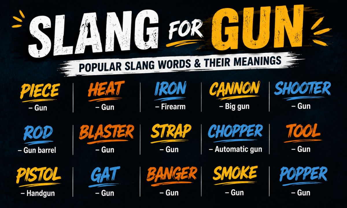 Slang For Gun