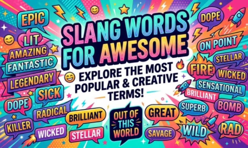 Slang Words for Aweso