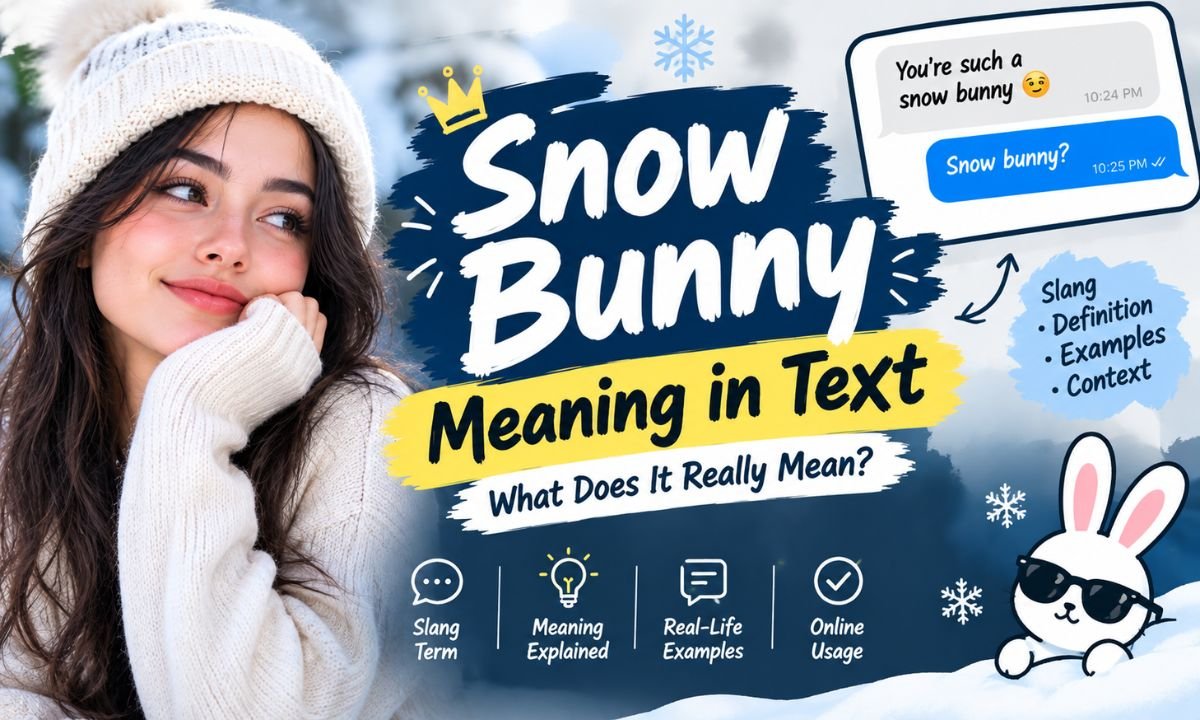 Snow Bunny Meaning in Text