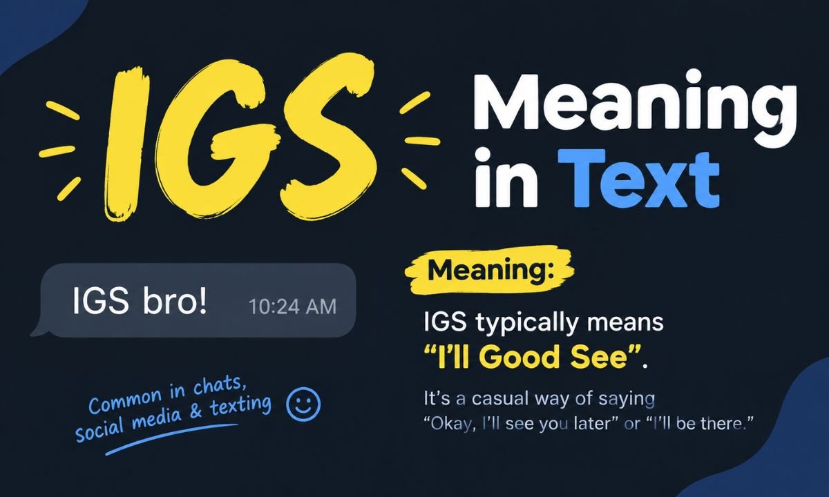 IGS Meaning in Text