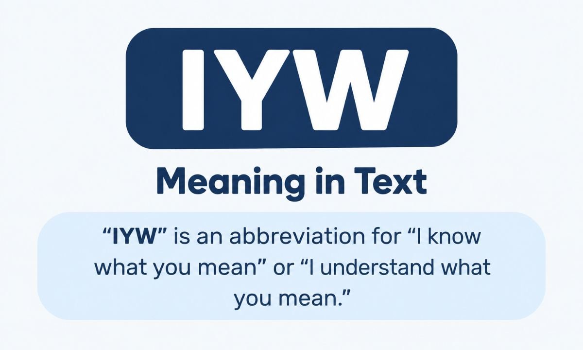 IYW Meaning 
