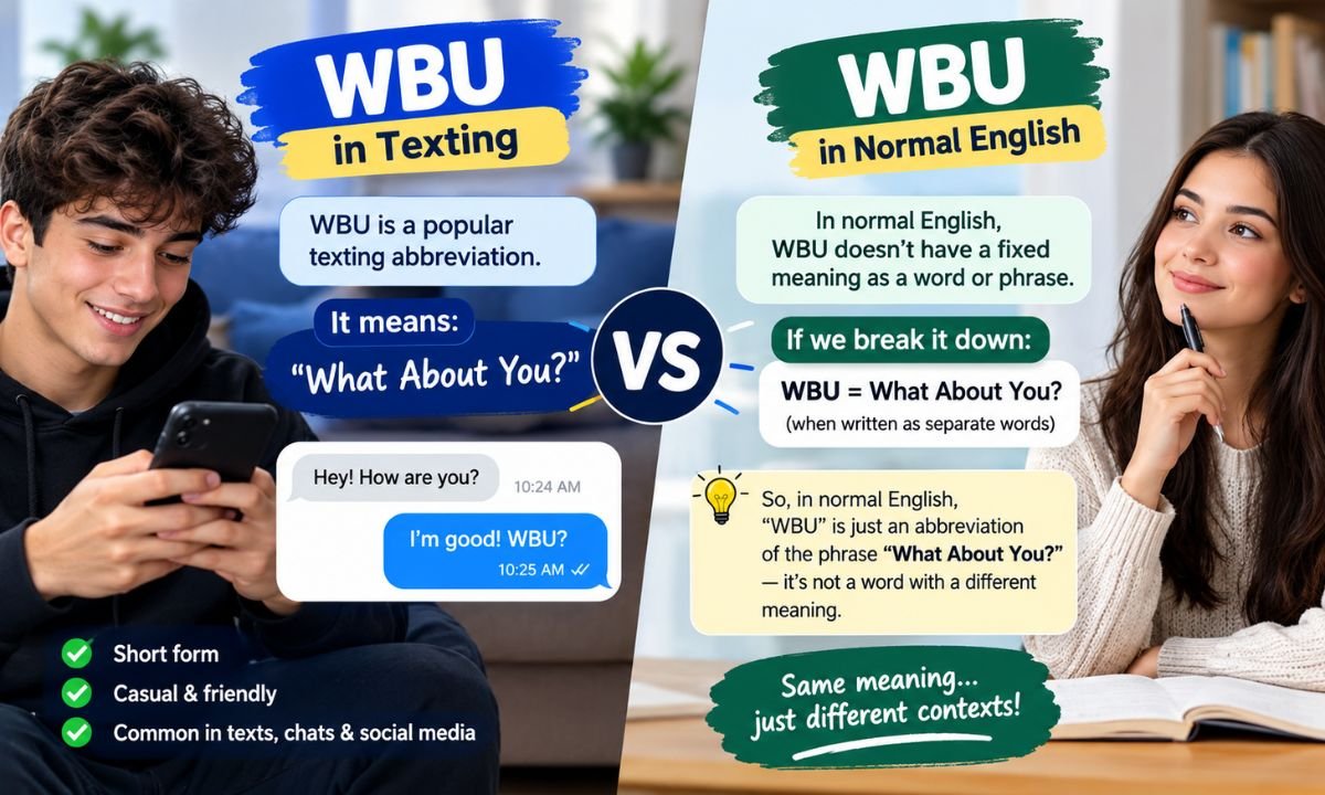 WBU Meaning in Texting vs. Normal English