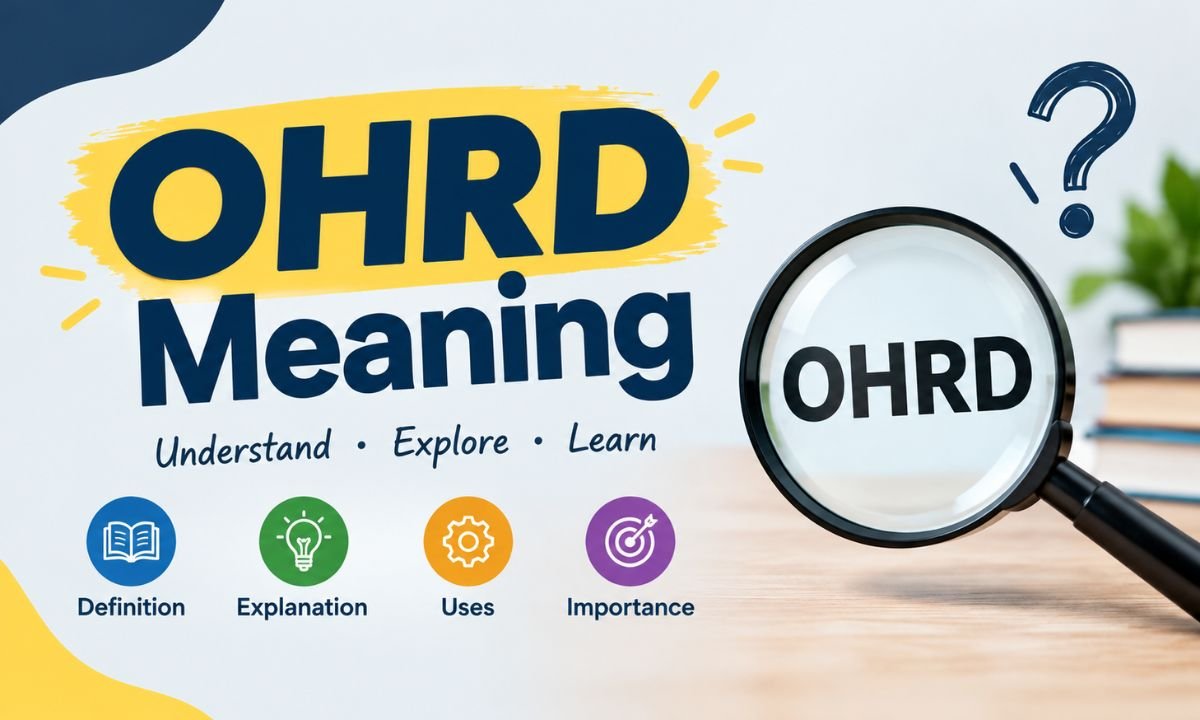 OHRD Meaning