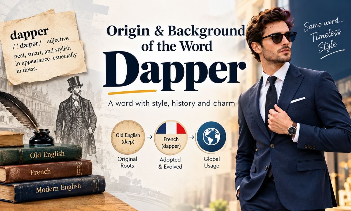 Origin & Background of the Word "Dapper"