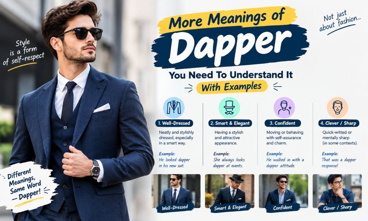 More Meanings of Dapper You Need To Understand It With Examples