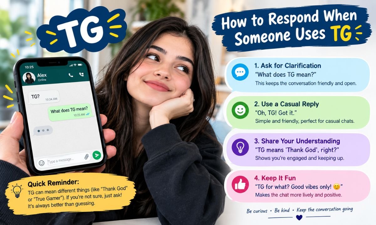 How to Respond When Someone Uses TG