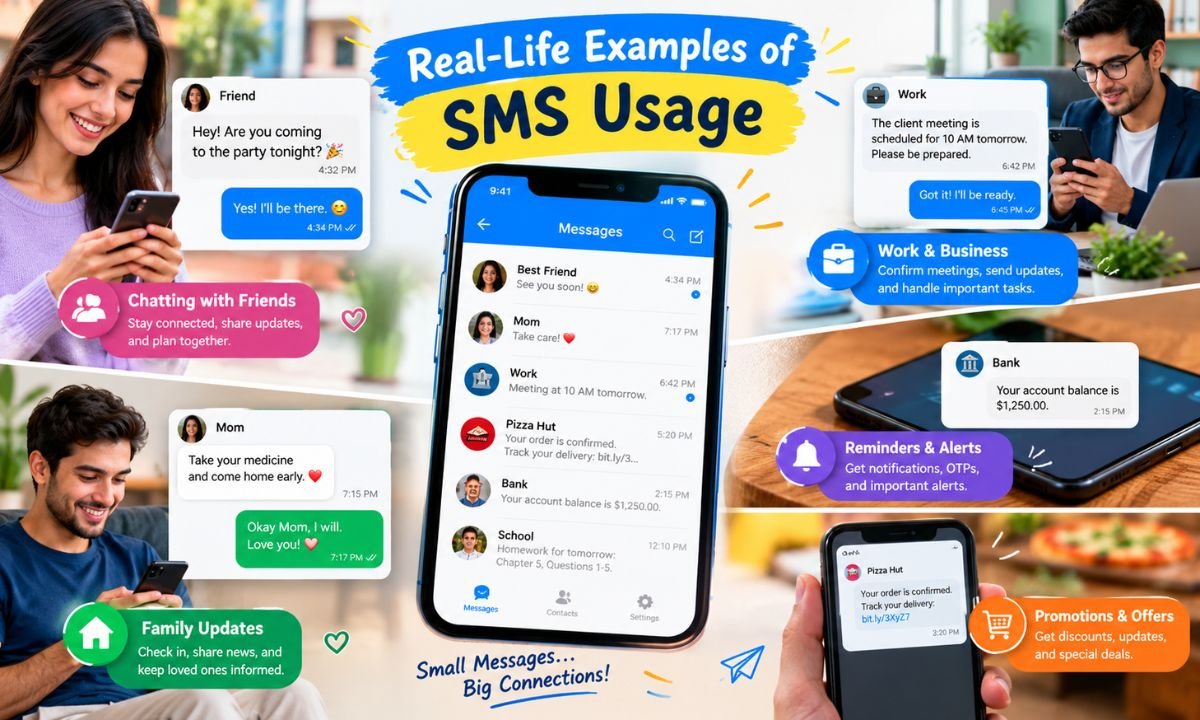 Real-Life Examples of SMS Usage