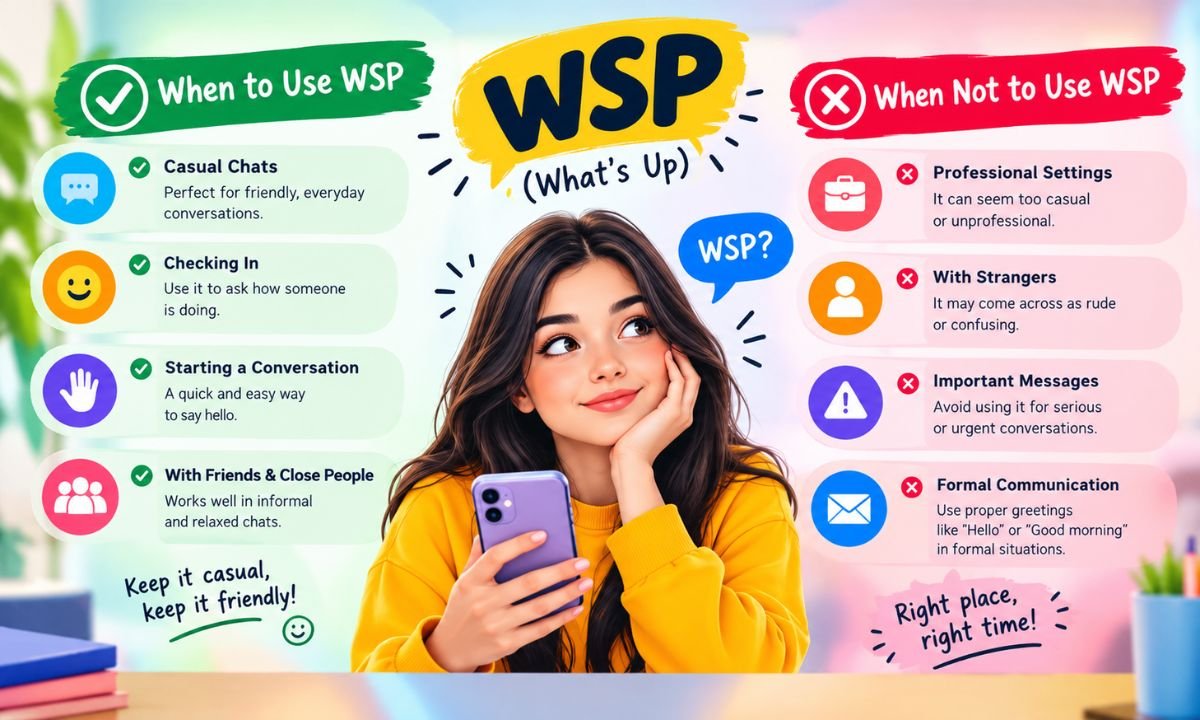 When Should You Use WSP and When Not To Use It
