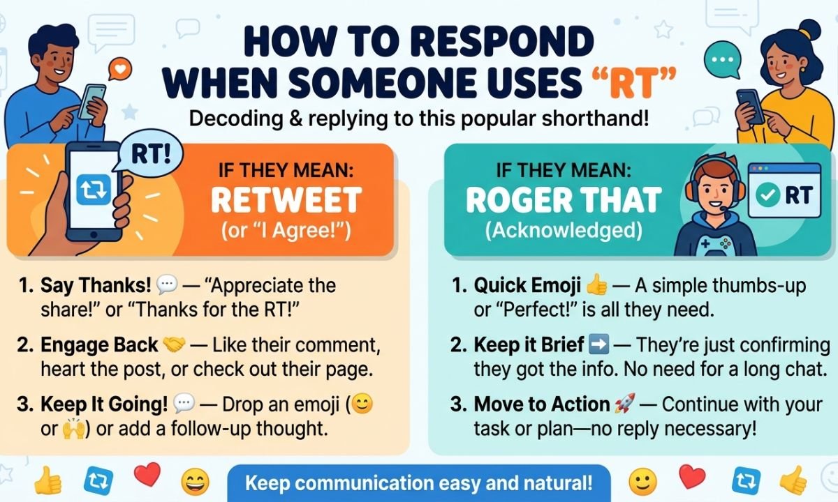 How to Respond When Someone Uses RT