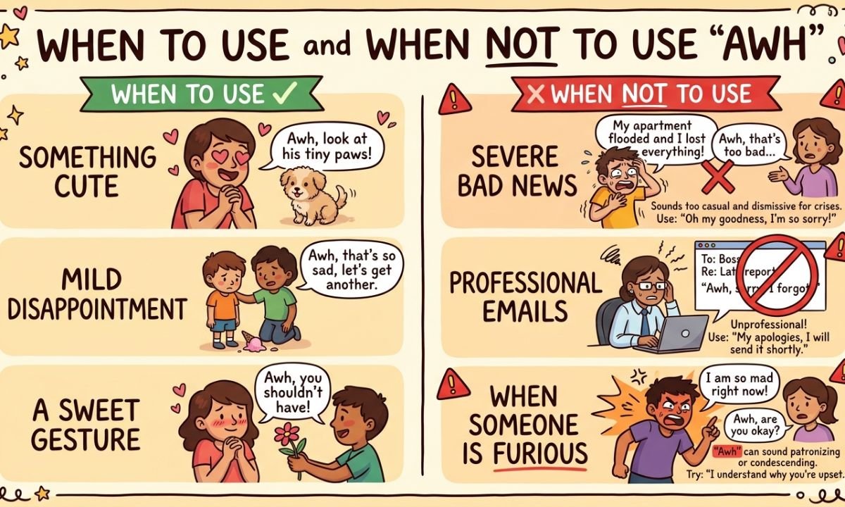 When To Use and When NOT To Use Awh