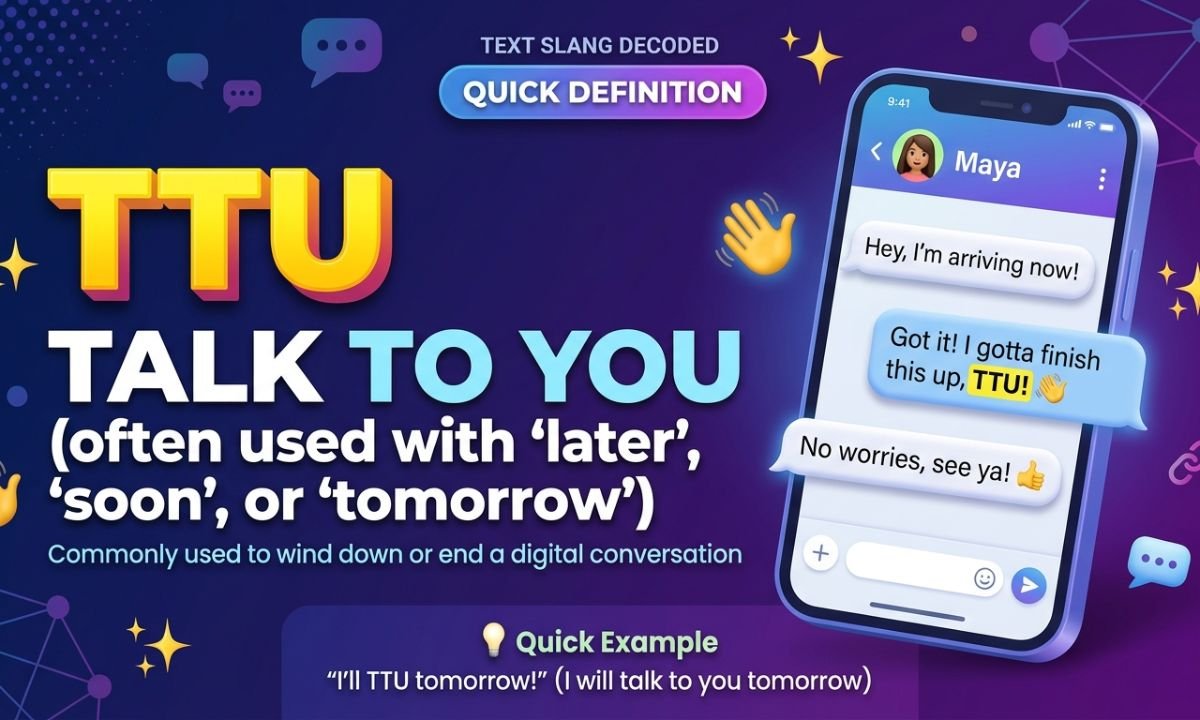 TTU Meaning in Text – Quick Definition