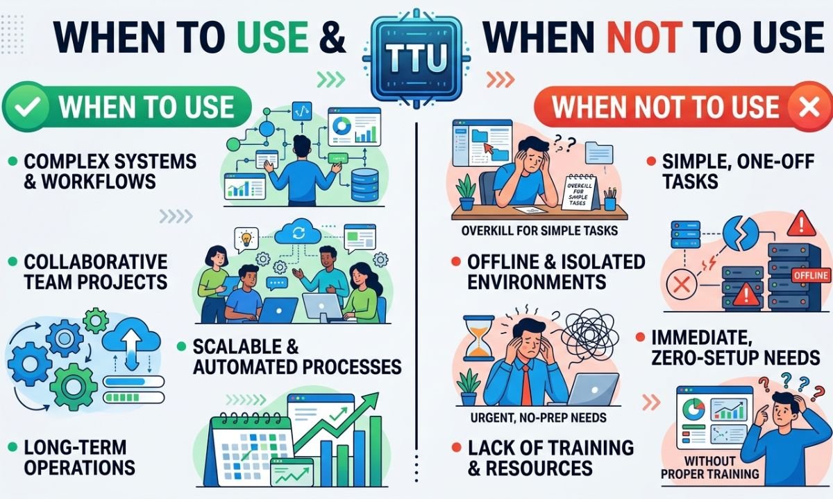 When TO USE And When NOT TO USE TTU