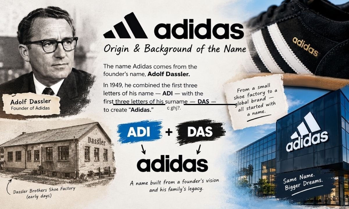 Origin & Background of the Name Adidas