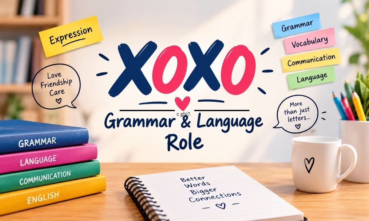 XOXO Grammar & Language Role